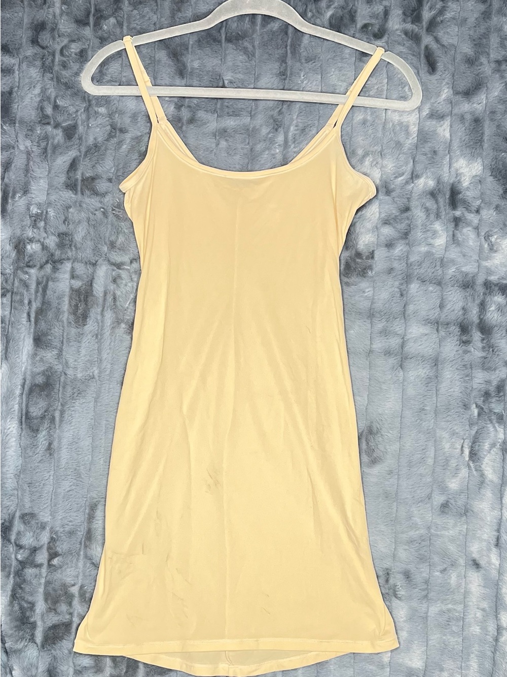 SKIMS Nude Shapewear Slip Small S Bodycon Smoothing Adjustable Straps